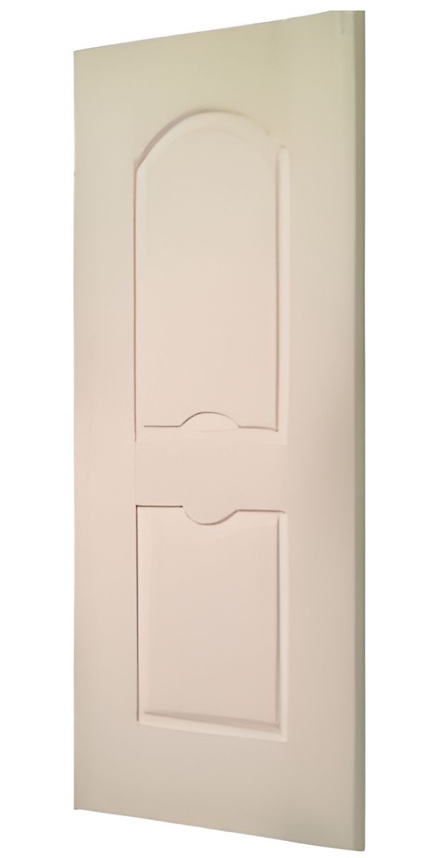 2 Panel Arch Woodgrain Finish Door